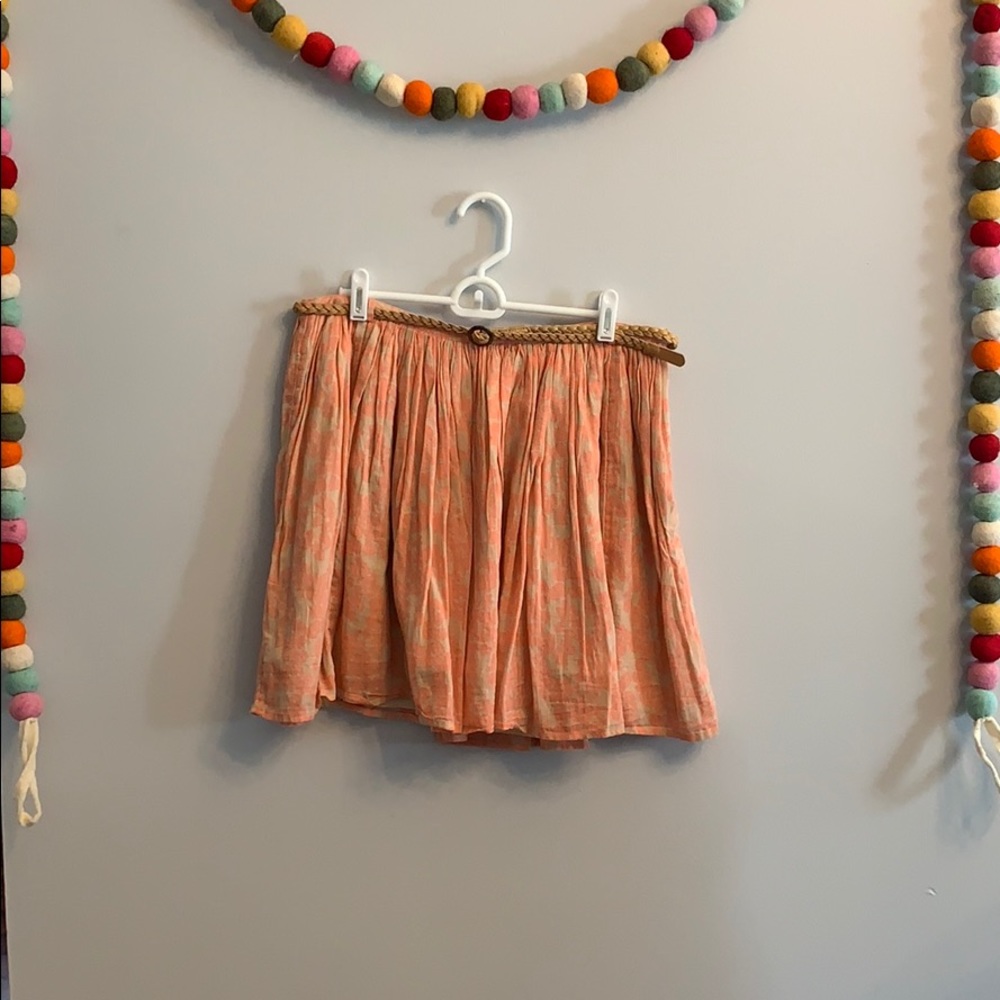 Old Navy printed skirt with belt